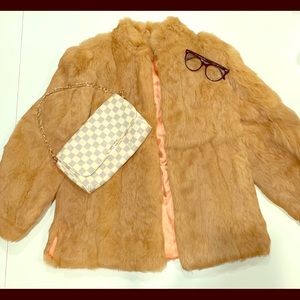 😍100% Genuine Rabbit Fur Jacket 😍